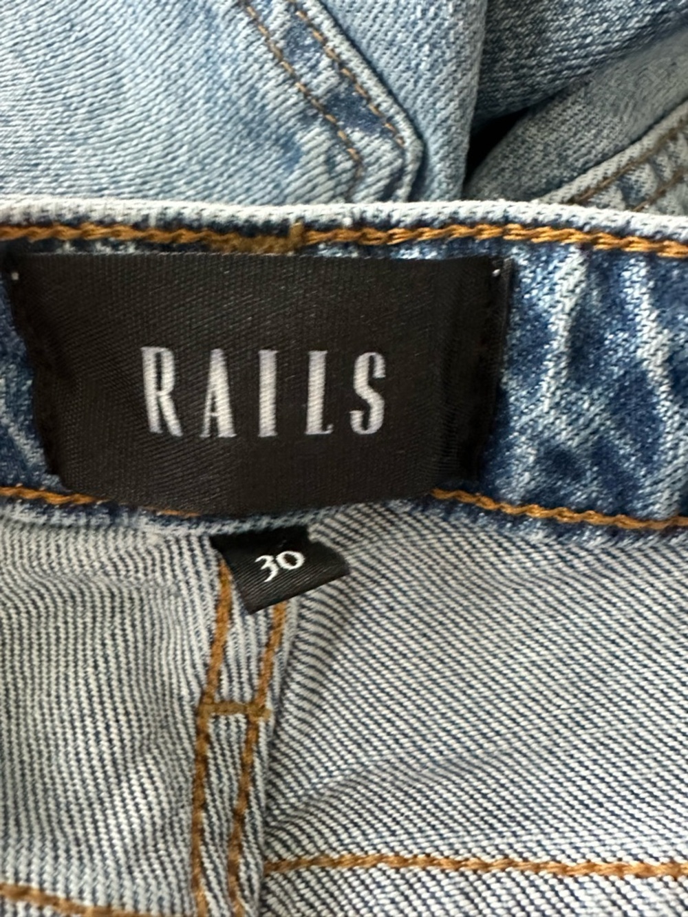 RAILS Clayton Slim Fit Jeans 30 NWOT Light Wash Denim Casual - Picture 6 of 7